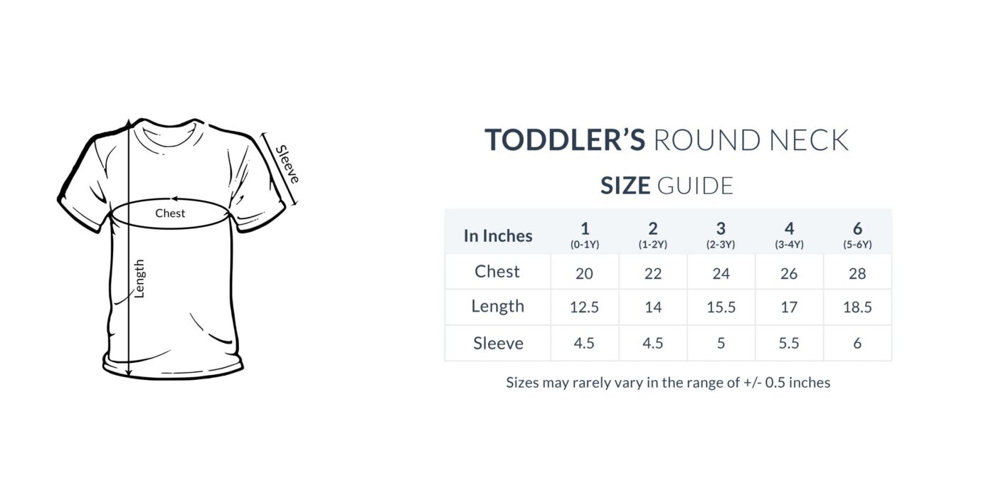 Toddlers Round Neck Size Guide scaled