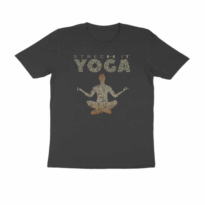 Yoga Stretch, Hindi Quotes and Slogan T-Shirt