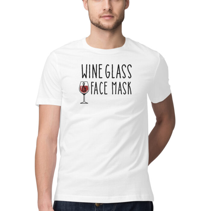 Wine glass face mask