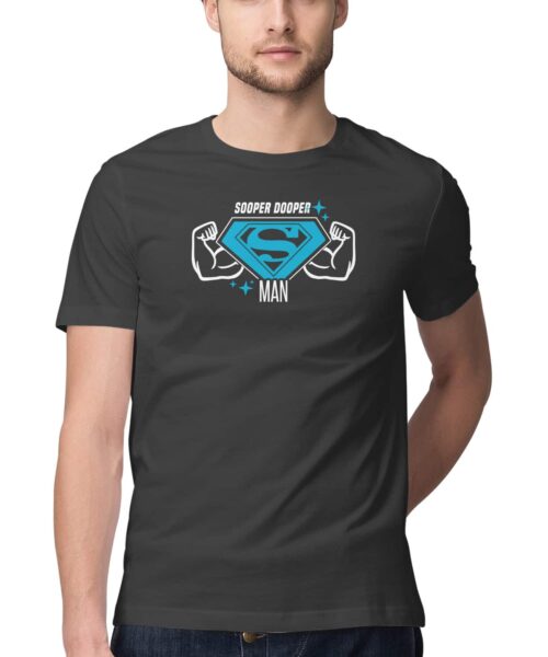 Super Duper Man Workout T-Shirt 🦸💪 | Funny Motivational Gym Tee Online India