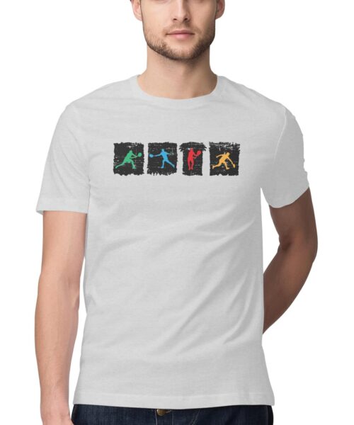 Alternative view of Tennis Just Play It T-Shirt 🎾🔥 | Motivational Sports Graphic Tee Online India