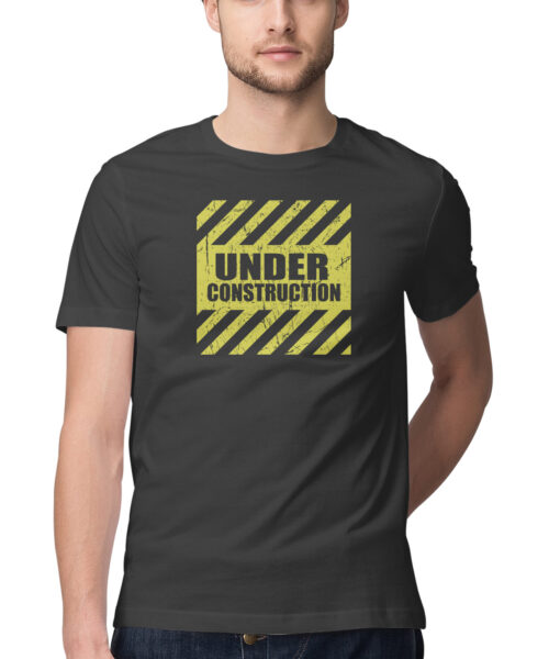 Body Under Construction Gym T-Shirt 🚧💪 | Funny Motivational Workout Tee India