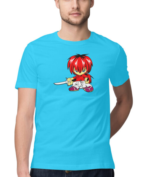 Alternative view of Samurai anime characters Katana
