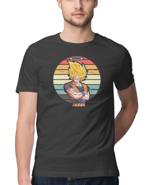 Dragon ball z goku grunged backround