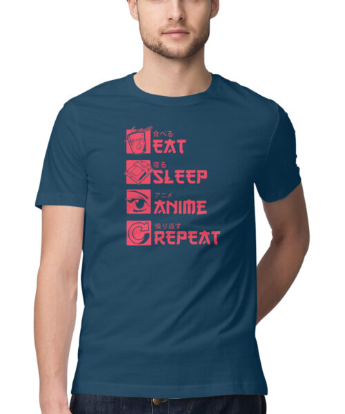 Alternative view of Eat Sleep Anime Repeat japan