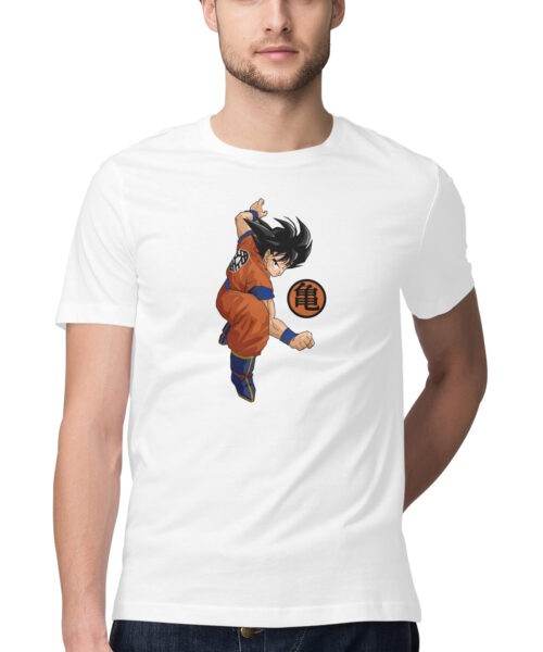Alternative view of goku strong stance
