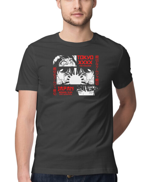Japanese slogan with manga face Translation Lady Vengeance