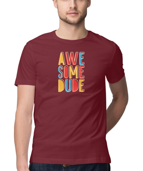 Alternative view of AWESOME DUDE, Funny T-shirt quotes and sayings