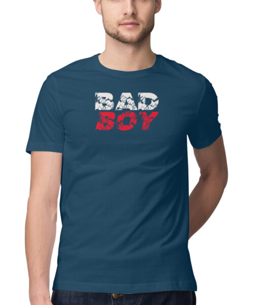 Shop the Best Funny and Sarcastic T-shirts for Men and Women at Manmarzee – The Ultimate Online T-shirt Store in India Alternative view of BAD BOY BLACK., Funny T-shirt quotes and sayings