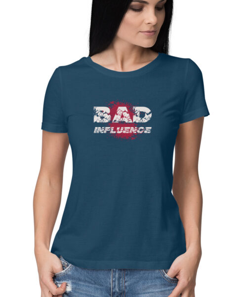 Shop the Best Funny and Sarcastic T-shirts for Men and Women at Manmarzee – The Ultimate Online T-shirt Store in India BAD INFLUENCE, Funny T-shirt quotes and sayings