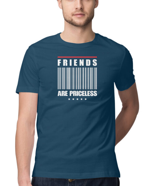 Shop the Best Funny and Sarcastic T-shirts for Men and Women at Manmarzee – The Ultimate Online T-shirt Store in India Alternative view of FRIENDS ARE PRICELESS, Funny T-shirt quotes and sayings
