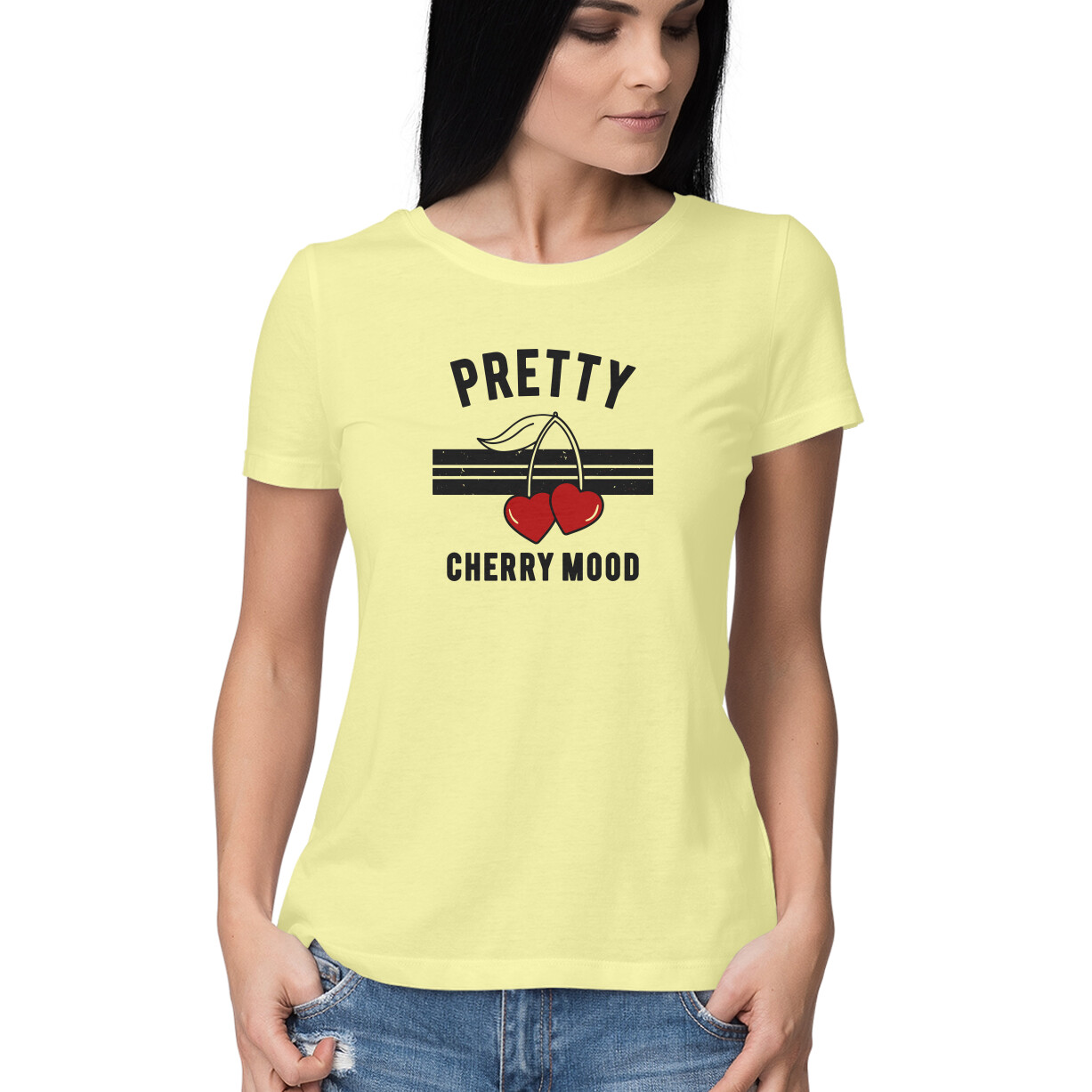 PRETTY CHERRY MOOD, Funny T-shirt quotes and sayings