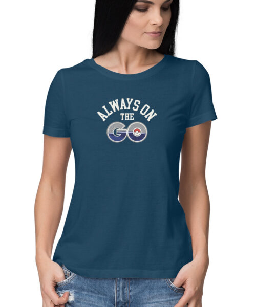 Shop the Best Funny and Sarcastic T-shirts for Men and Women at Manmarzee – The Ultimate Online T-shirt Store in India ALWAYS ON THE GO, Funny T-shirt quotes and sayings