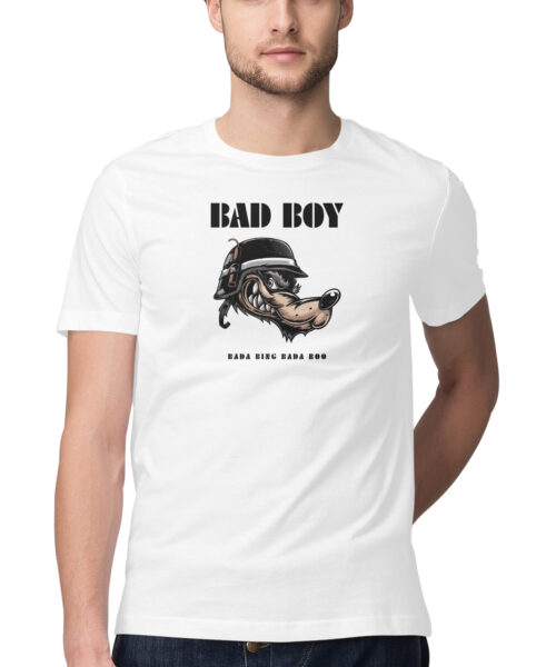 Shop the Best Funny and Sarcastic T-shirts for Men and Women at Manmarzee – The Ultimate Online T-shirt Store in India Wolfy Bad Boy, Funny T-shirt quotes and sayings