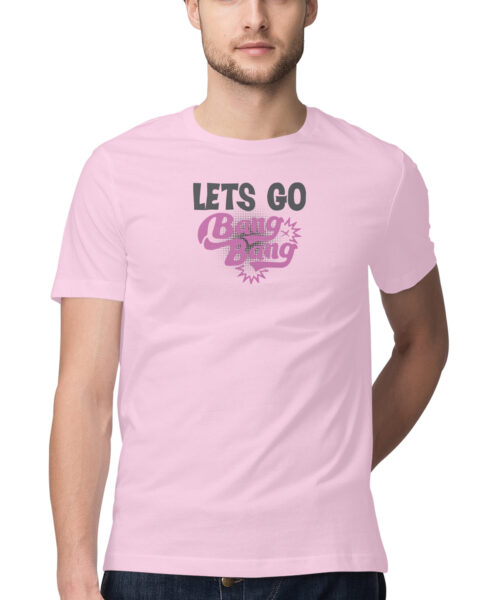 Alternative view of Lets go bang bang - typography, Funny T-shirt quotes and sayings