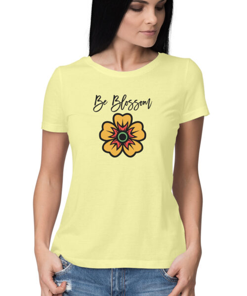 Alternative view of Be blossom, Funny T-shirt quotes and sayings