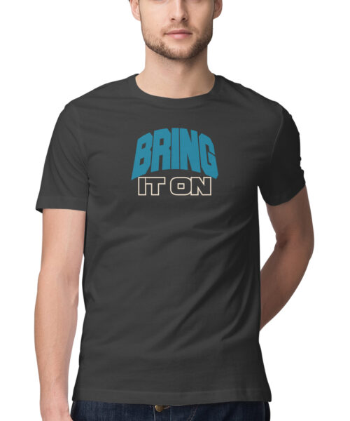 Shop the Best Funny and Sarcastic T-shirts for Men and Women at Manmarzee – The Ultimate Online T-shirt Store in India "Bring It On" Attitude T-Shirt 💪 | Men & Women | Manmarzee 😎 | Graphic Print Tees | Witty Slogans | Casual Wear 👕