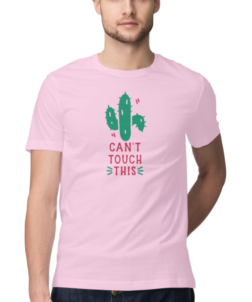 Shop the Best Funny and Sarcastic T-shirts for Men and Women at Manmarzee – The Ultimate Online T-shirt Store in India Alternative view of 🌵 Can't Touch This Cactus T-Shirt for Men & Women | Funny Graphic Tee | Manmarzee 👕😂