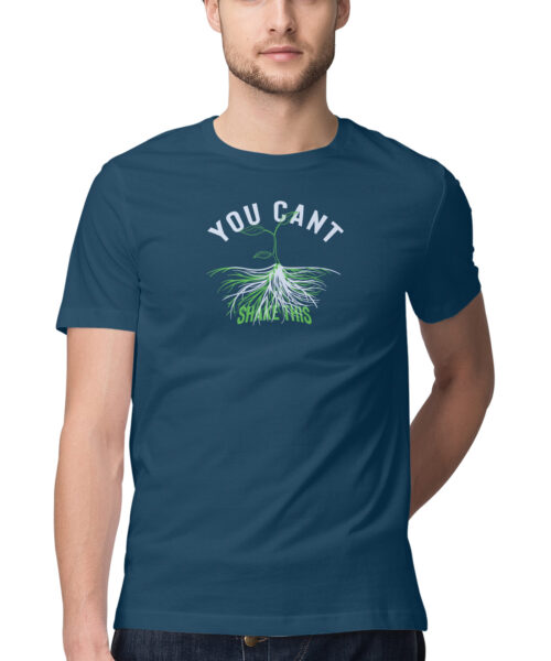 Shop the Best Funny and Sarcastic T-shirts for Men and Women at Manmarzee – The Ultimate Online T-shirt Store in India Alternative view of Deep Roots T-Shirt 🌳 | Men & Women's Graphic Tee | Manmarzee 😎