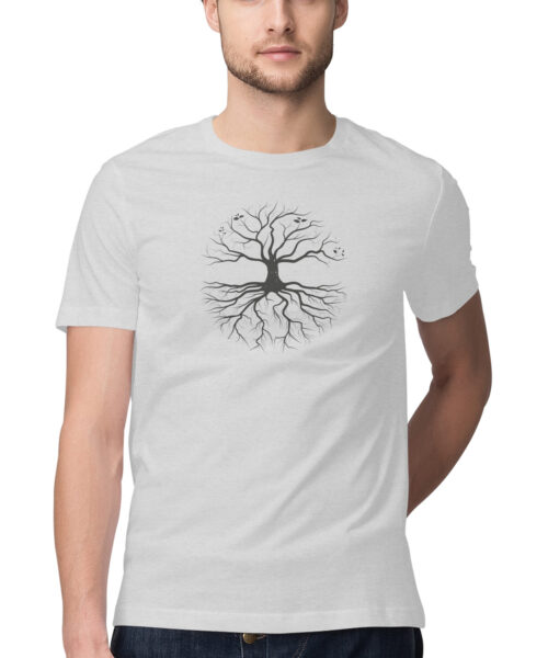 Shop the Best Funny and Sarcastic T-shirts for Men and Women at Manmarzee – The Ultimate Online T-shirt Store in India Alternative view of Deep Roots T-Shirt 🌳 | Men & Women's Graphic Tee | Manmarzee ✨