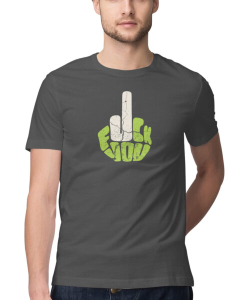 Alternative view of "Fuck You" Sarcastic T-Shirt 🖕 | Funny Graphic Tee for Men & Women | Manmarzee