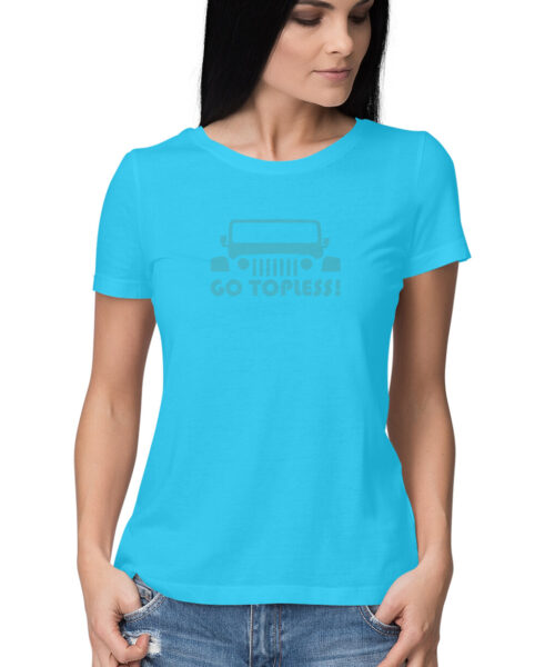 Shop the Best Funny and Sarcastic T-shirts for Men and Women at Manmarzee – The Ultimate Online T-shirt Store in India Go Topless Jeep T-Shirt 👕 | Funny Jeep Quotes for Men & Women | Manmarzee