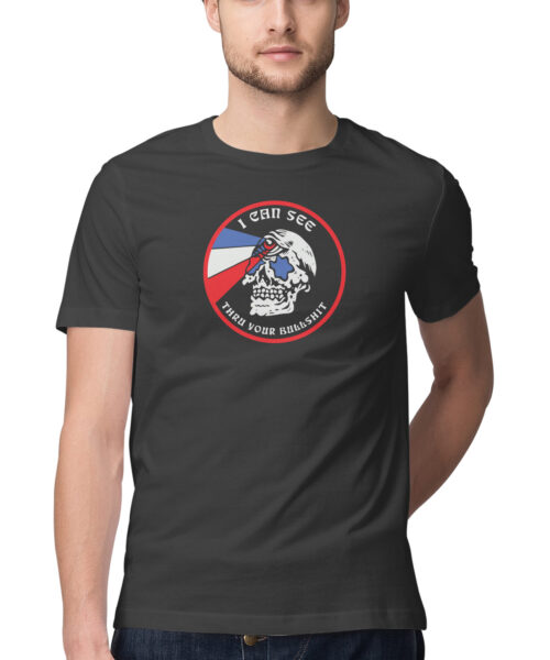 Shop the Best Funny and Sarcastic T-shirts for Men and Women at Manmarzee – The Ultimate Online T-shirt Store in India "I Can See Through Your Bullshit" Attitude T-Shirt for Men & Women 😎 | Manmarzee