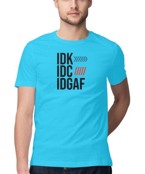 Shop the Best Funny and Sarcastic T-shirts for Men and Women at Manmarzee – The Ultimate Online T-shirt Store in India IDGAF Attitude Quote T-Shirt for Men & Women - Funny & Witty Graphic Tee 😎