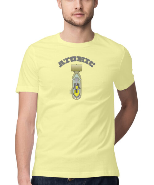 Alternative view of Atomic Attitude 💥 Men's & Women's T-Shirt - Funny Graphic Tee ☢️