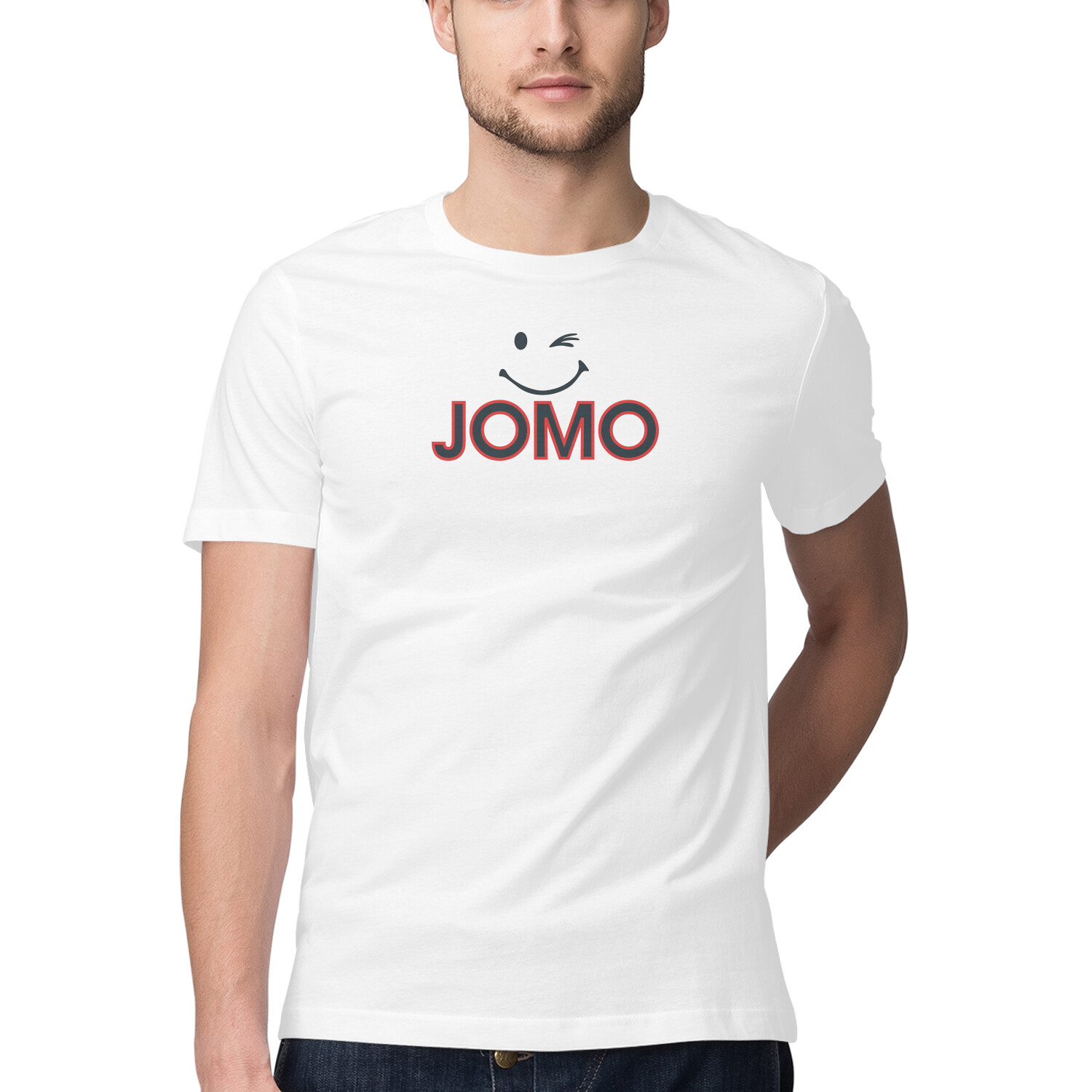 JOMO SMILEY, Funny T-shirt quotes and sayings