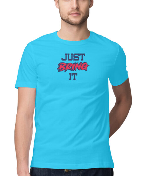 Shop the Best Funny and Sarcastic T-shirts for Men and Women at Manmarzee – The Ultimate Online T-shirt Store in India Just Bring It 😎 Attitude Quote T-Shirt for Men & Women | Manmarzee 👕