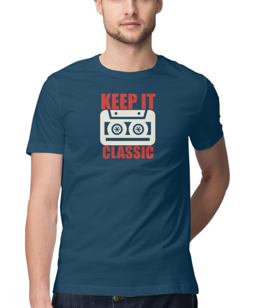 Shop the Best Funny and Sarcastic T-shirts for Men and Women at Manmarzee – The Ultimate Online T-shirt Store in India Alternative view of KEEP IT CLASSIC, Funny T-shirt quotes and sayings