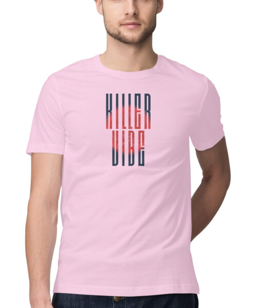 Alternative view of Killer Vibe T-Shirt 😎 | Attitude Quote Tee for Men & Women | Manmarzee 🔥
