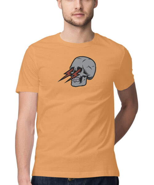 Alternative view of Laser Eye Skull Goth T-Shirt 💀👁️ | Men & Women | Manmarzee