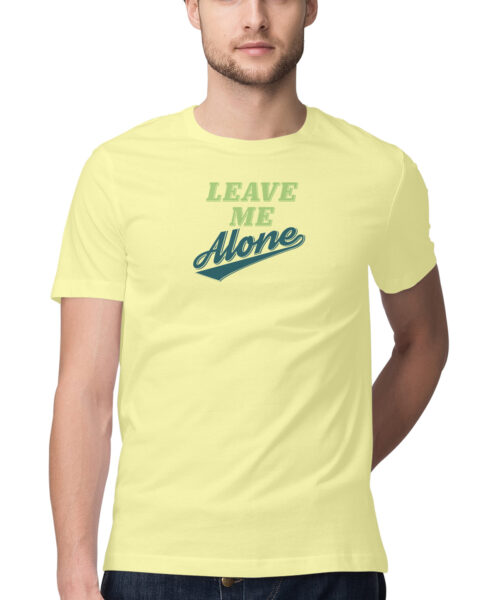Alternative view of Leave Me Alone T-Shirt 😴 | Attitude Quote Tee for Men & Women