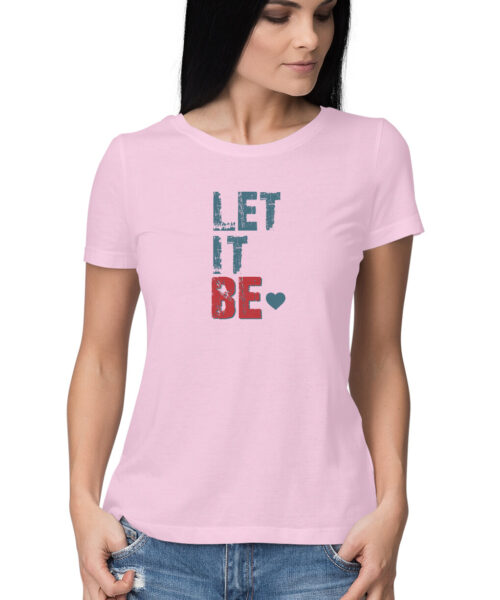 Shop the Best Funny and Sarcastic T-shirts for Men and Women at Manmarzee – The Ultimate Online T-shirt Store in India Let It Be Graphic Tee - Trendy Quote T-Shirt for Men & Women 👕❤️