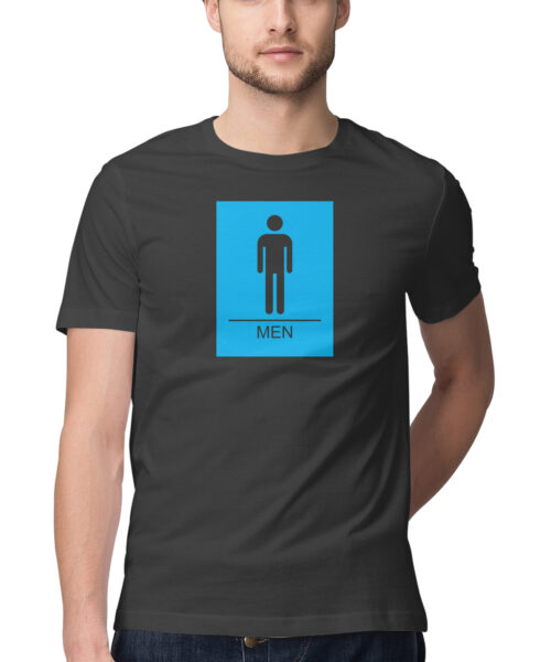 Shop the Best Funny and Sarcastic T-shirts for Men and Women at Manmarzee – The Ultimate Online T-shirt Store in India Graphic Printed T-Shirt "Men's Room: Where Legends are Made" 😂🚽 Size S-5XL - India - Men and Women - Black