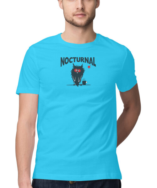 Shop the Best Funny and Sarcastic T-shirts for Men and Women at Manmarzee – The Ultimate Online T-shirt Store in India Nocturnal Owl Funny T-Shirt 🦉 | Quirky T-Shirts for Men | Black & Olive Green | S-5XL | India