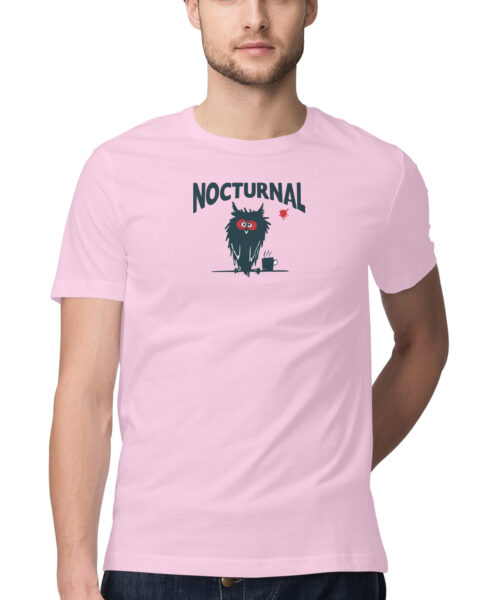 Shop the Best Funny and Sarcastic T-shirts for Men and Women at Manmarzee – The Ultimate Online T-shirt Store in India Alternative view of Nocturnal Owl Funny T-Shirt 🦉 | Quirky T-Shirts for Men | Black & Olive Green | S-5XL | India