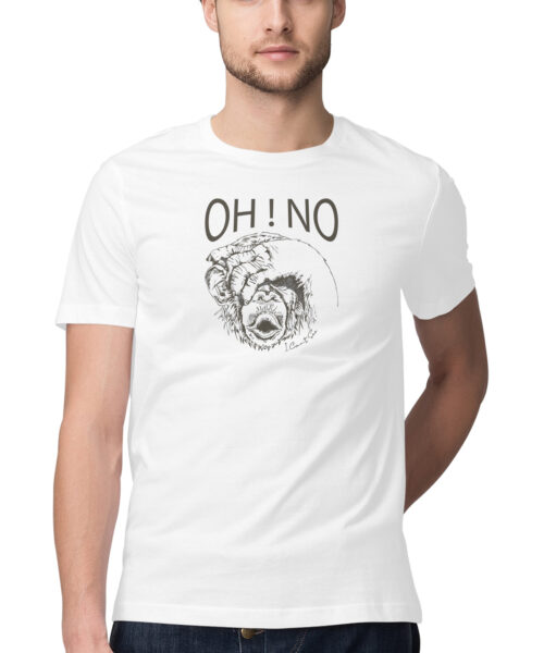 Shop the Best Funny and Sarcastic T-shirts for Men and Women at Manmarzee – The Ultimate Online T-shirt Store in India OH NO I CANT SEE, Funny T-shirt quotes and sayings