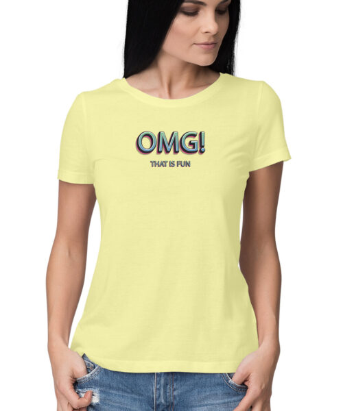 Shop the Best Funny and Sarcastic T-shirts for Men and Women at Manmarzee – The Ultimate Online T-shirt Store in India OMG That Was Fun Women's Funny T-Shirt 😂 | Quirky T-Shirts for Women | Pink & White | S-5XL | India