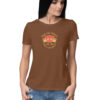 front 627f7818a6c70 Coffee Brown XS Women Round