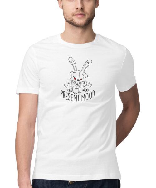 Shop the Best Funny and Sarcastic T-shirts for Men and Women at Manmarzee – The Ultimate Online T-shirt Store in India Present Mood Angry Funny Quotes T-Shirt 😠 | Quirky T-Shirts for Men & Women | Black & Red | S-5XL | India