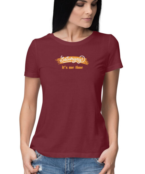 Shop the Best Funny and Sarcastic T-shirts for Men and Women at Manmarzee – The Ultimate Online T-shirt Store in India Funny Quotes T-Shirt: "Saturyay It's Me Time" 🥳 | Quirky T-Shirts for Men & Women | White & Black | S-5XL | India 🇮🇳