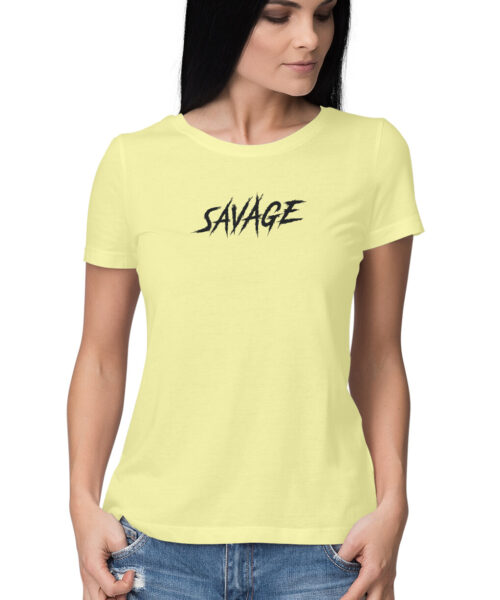 Shop the Best Funny and Sarcastic T-shirts for Men and Women at Manmarzee – The Ultimate Online T-shirt Store in India Alternative view of Savage Funny Quotes T-Shirt 😎 | Grunged Text Tee | Black & White | S-5XL | Quirky T-shirts for Men and Women | India