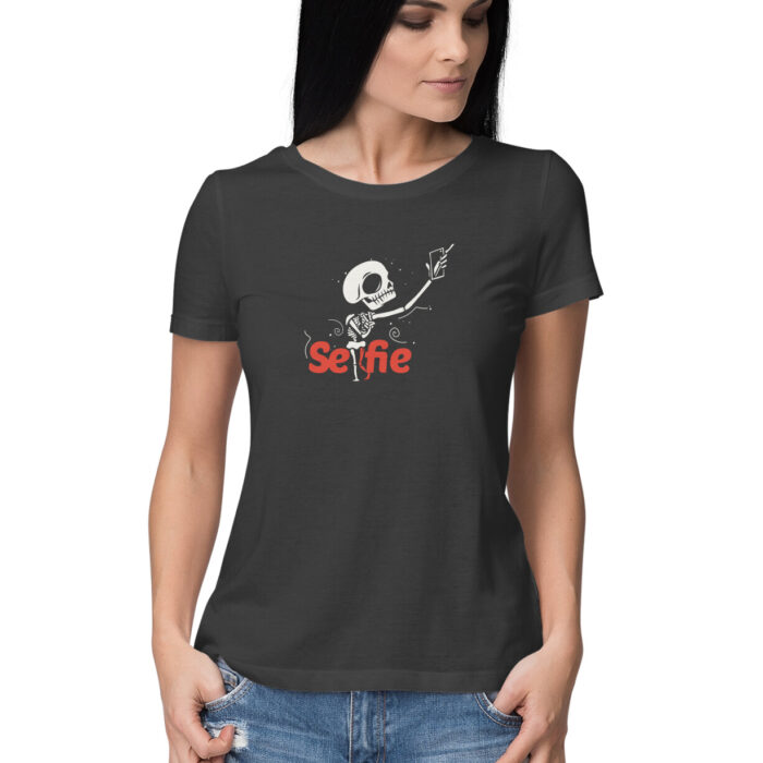 selfie-skelly, Funny T-shirt quotes and sayings