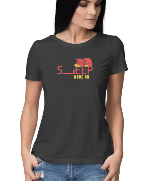 Shop the Best Funny and Sarcastic T-shirts for Men and Women at Manmarzee – The Ultimate Online T-shirt Store in India Sleep Mode On 😴 | Funny Sarcastic Quotes Graphic Printed T-Shirt | Men and Women India