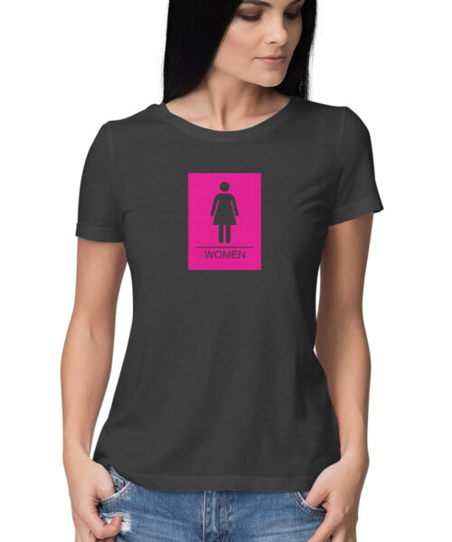 Shop the Best Funny and Sarcastic T-shirts for Men and Women at Manmarzee – The Ultimate Online T-shirt Store in India Women Signage Tee 🤣 | S-5XL | Black & White | Quirky T-shirts for Men and Women | India