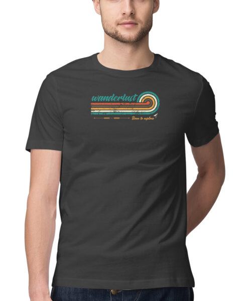 Wanderlust Born to Explore T-Shirt 🌍 | Travel Adventure Graphic Tee Online India
