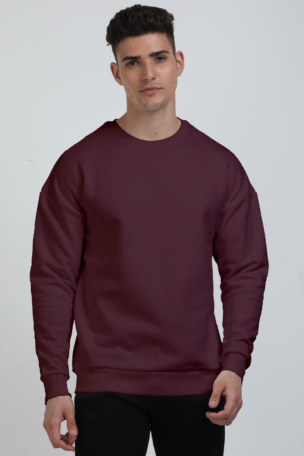 🔴👕 Look Your Best in Premium Maroon Unisex Oversized Sweatshirts (S-3XL) | Manmarzee India 🇮🇳 🔴👕 Look Your Best in Premium Maroon Unisex Oversized Sweatshirts (S-3XL) | Manmarzee India 🇮🇳